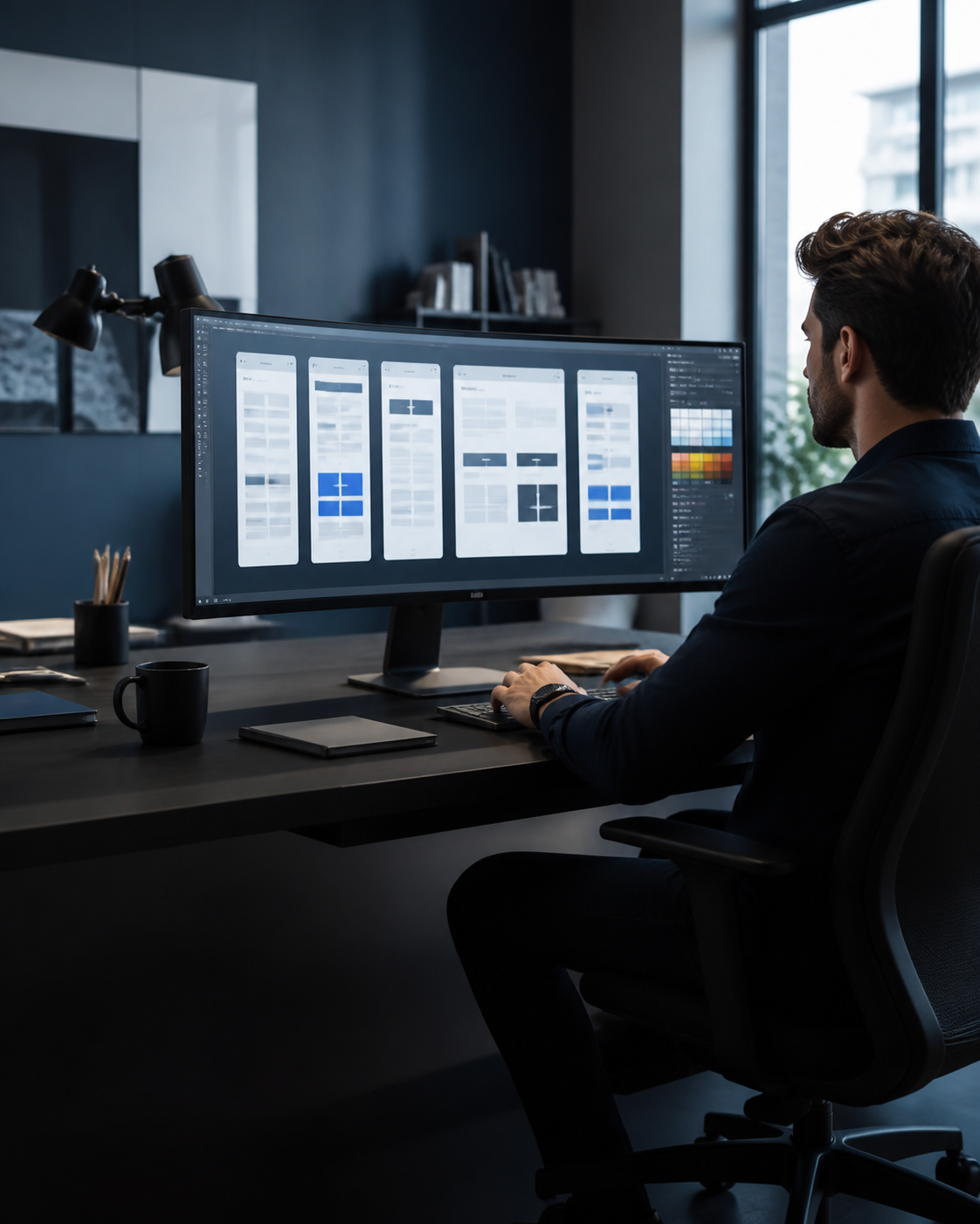 Trabajo de diseño de una interfaz de producto digital